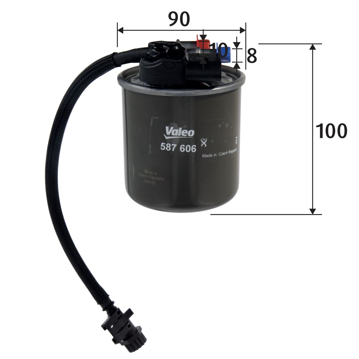 Filtro carburante - 587606 VALEO